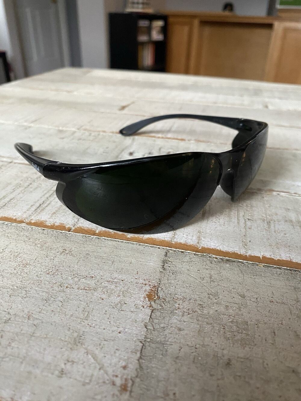 Bolle Z87 Sunglasses Made In Taiwan Spirit Black Frame Black Lens Men’s